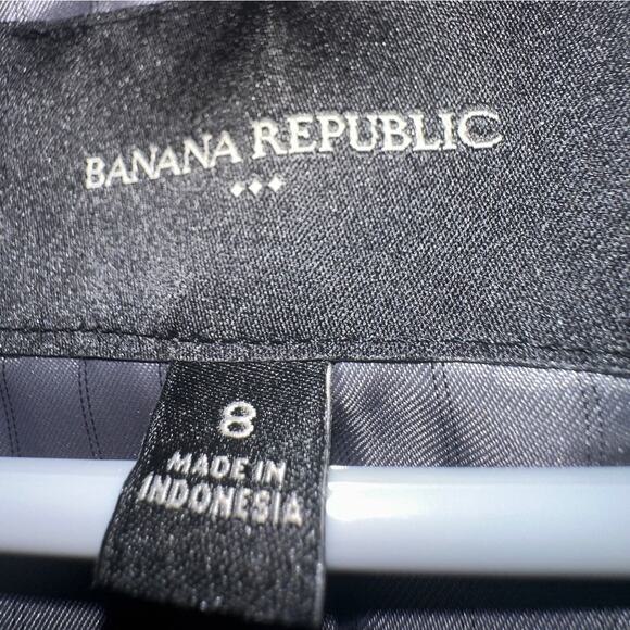 Banana Republic Washable Two Button Blazer - Black - Size 8 - Classic Tailored - Picture 8 of 8